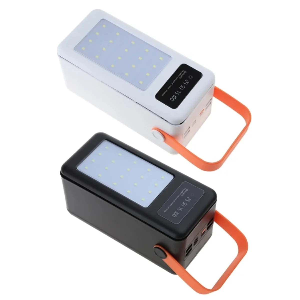 GFR5-Dual USB 28X18650 Caso Armazenamento Rápido para Celular (Carga Rápida Branco)