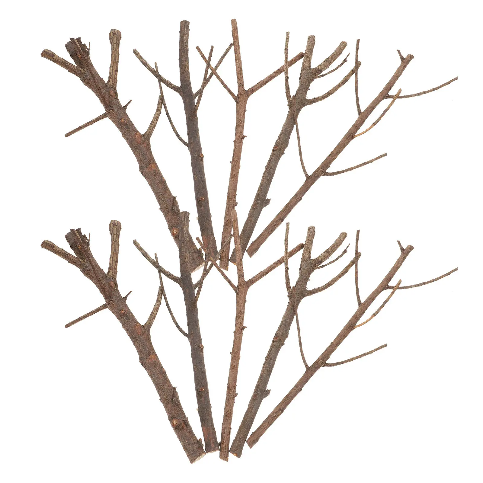 

7Pcs Christmas Simulation Pine Cones Wooden Sticks Straight Edge Ideal DIY Crafts Photo Props Tags Decorations Handmade Craft