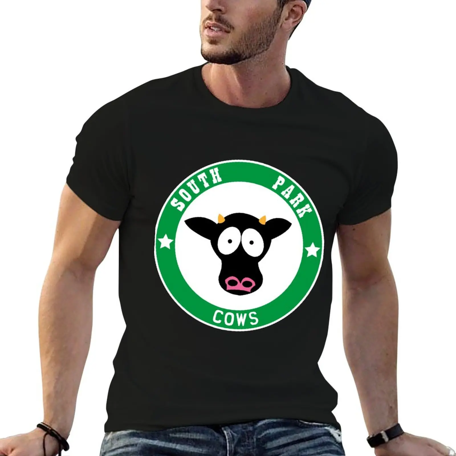South Park Cows T-Shirt Street Art Print Tee Shirt
