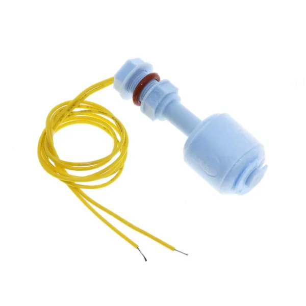 PP plastic small float switch liquid level switch water level sensor anti-corrosion and acid alkali resistance 52MM