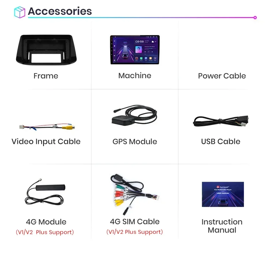 Junsun drahtloses Carplay Android Autoradio für Hyundai i30 Auto intelligente Systeme rds bt dsp 2 din Autoradio – Detail 25