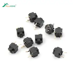 10pcs Original mouse square micro switch button EVQP0E07K Micro Switch Microsoft black spots Drop Ship