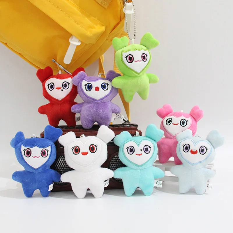 

10cm lovelys Plush Korean Super Star Plush Toys Cartoon Animal Momo Doll Keychain Pendant Keybuckle Children's gifts