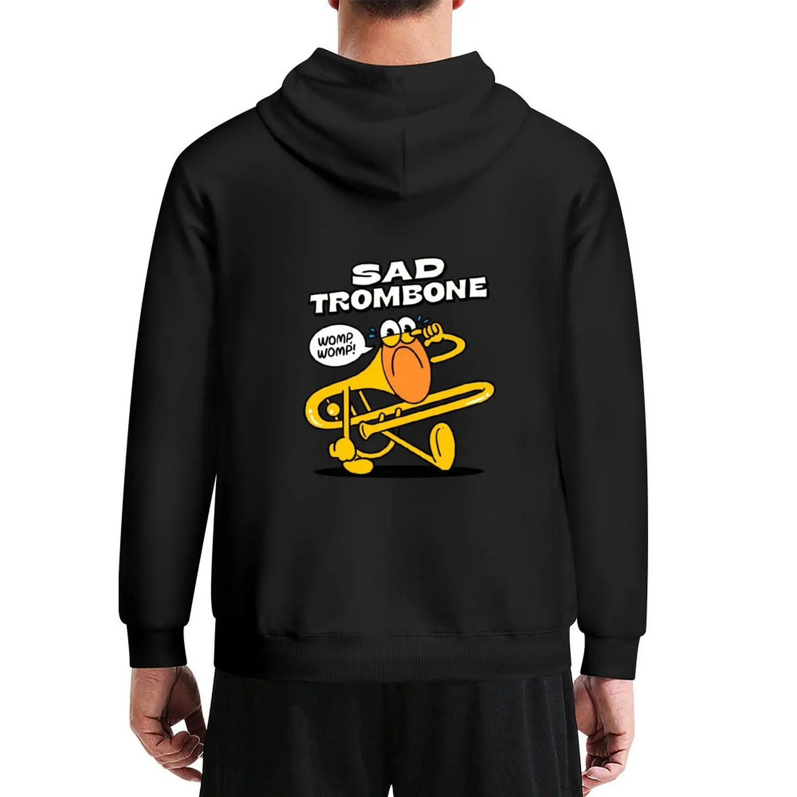 

WOMP WOMP - The sound of a sad trombone Hoodie male clothes men's winter sweater men's coat men clothing men hoodie