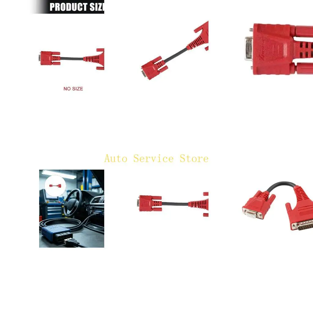 462A Technician Programming Service Cable, Ready-Connect No-Solder Form with Two-End Structure and Short Flexible Handling for