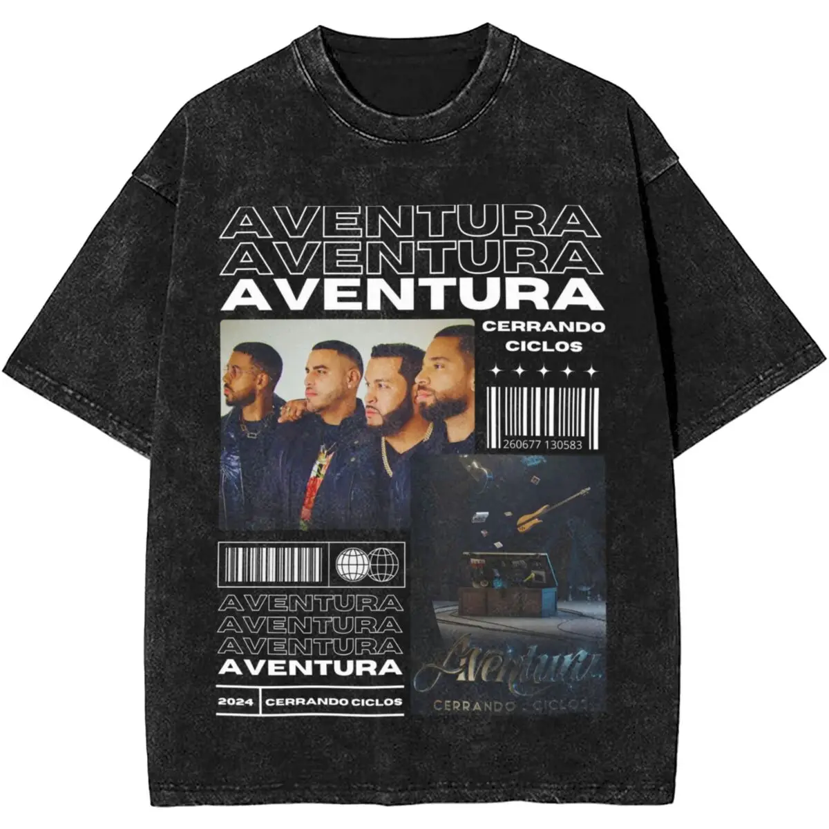 

2024 Aventura Tour Closing Concert T Shirts Streetwear for Men Women Vintage Tee Shirt Oversize Style