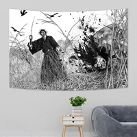 TR01 Vagabond Manga Poster Sticky Posters Retro Kraft Paper Sticker DIY Room Bar Cafe Aesthetic Art Wall Painting bohemian decor