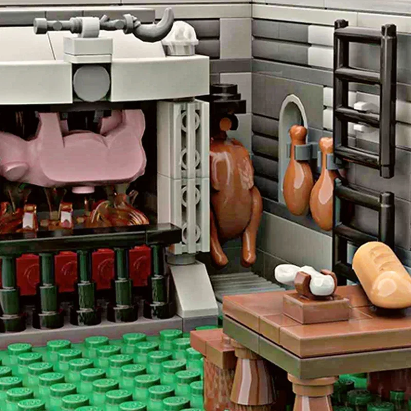 

Строительные блоки Moc, модульная модель замка, замок Barrack, технические кирпичи, сделай сам, сборка, строительные игрушки для детей, праздничные подарки