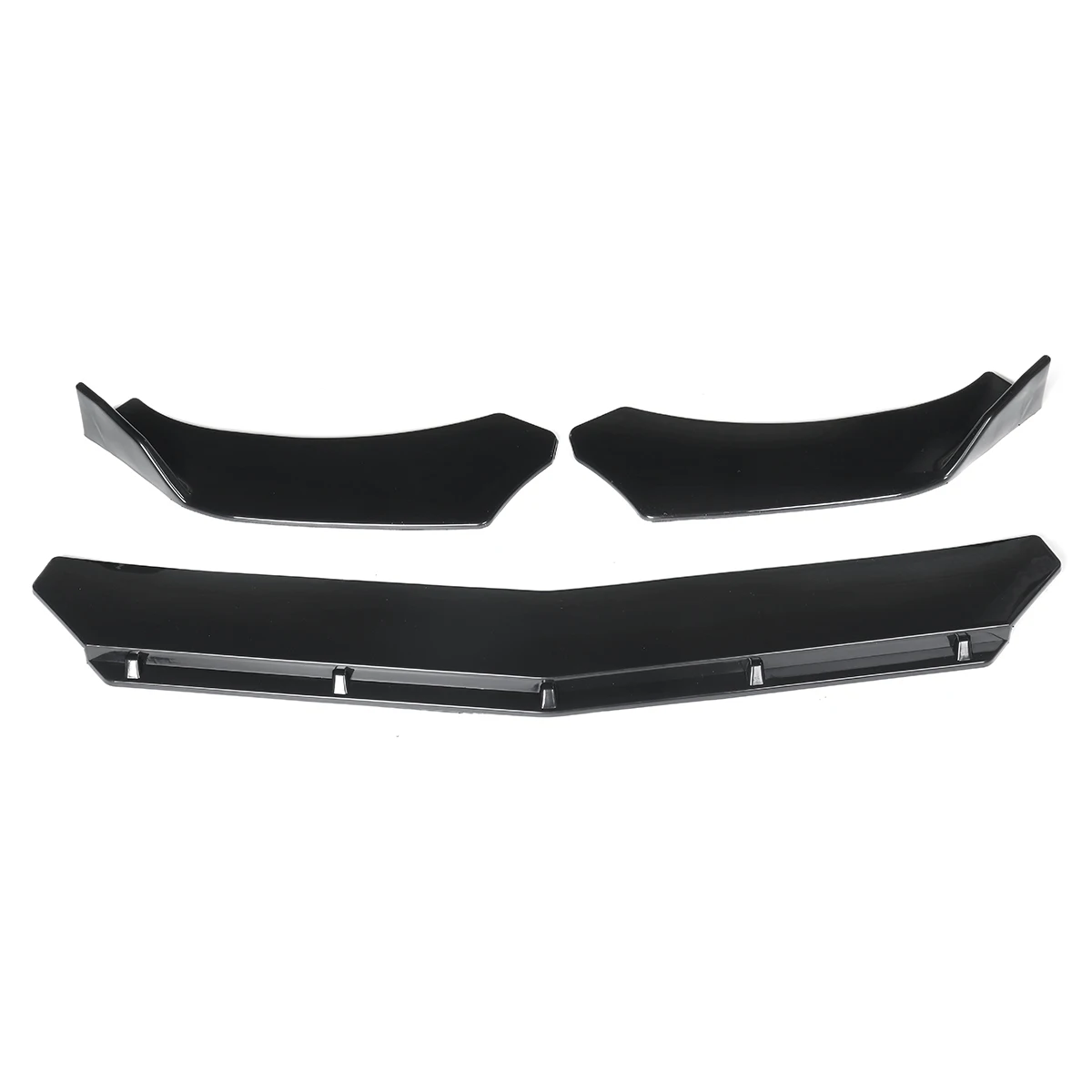 3pcs Car Universal Front Bumper Lip Body Kit Spoiler Lip Diffuser For Subaru WRX STI Impreza For Infiniti Q50 Q60 Q70 G25 G37