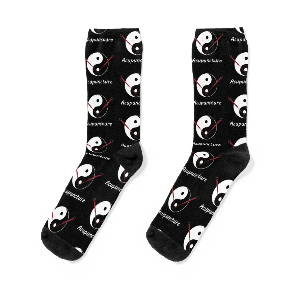 Acupuncture Yin Yang. Perfect acupuncture gift for those that love acupuncture! Socks sport Antiskid soccer Socks Male Women's