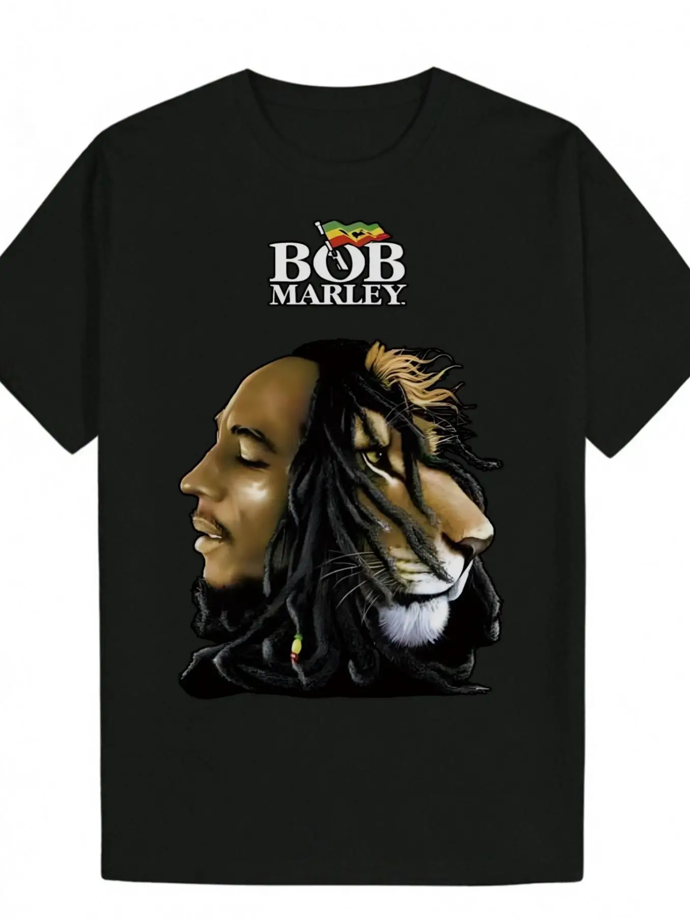 Men's Summer Casual Round Collar Portrait Men's T-Shirt Local Community Store in Stock Quick Hair Soft Comfort Enjoy Discount Suitable for Easter, Halloween, Thanksgiving, Etc.