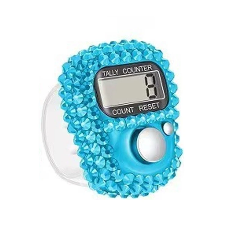 

A5YD Fashionable Crystal Finger Counter for Accurate Counting Fitness and Inventory