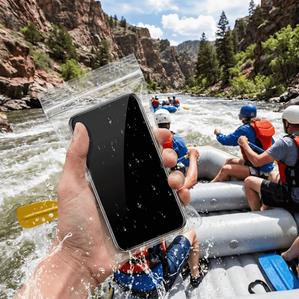 

Transparent Material Waterproof Phone Bags Waterproof Design Dustproof Protection Transparent Phone Bags Multi-Pack Clear View