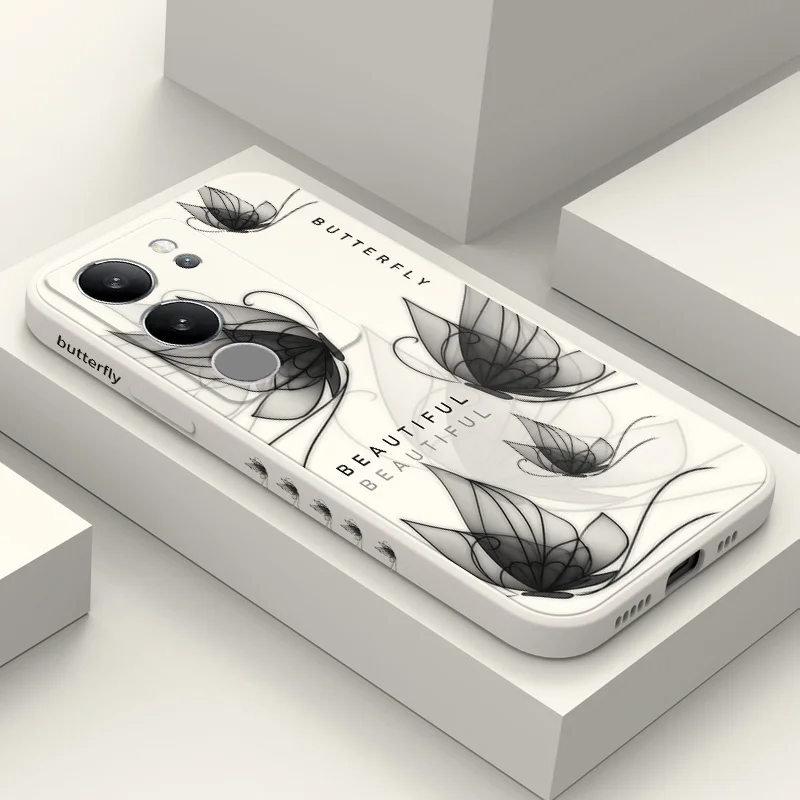 

Ethereal Butterfly Phone Case For VIVO V50 V40 V30 V29 V29E V27 V27E V25 V25E V23 V23E V21 V20 Y20 Y12 Y21 Y22 Pro 4G 5G Cover
