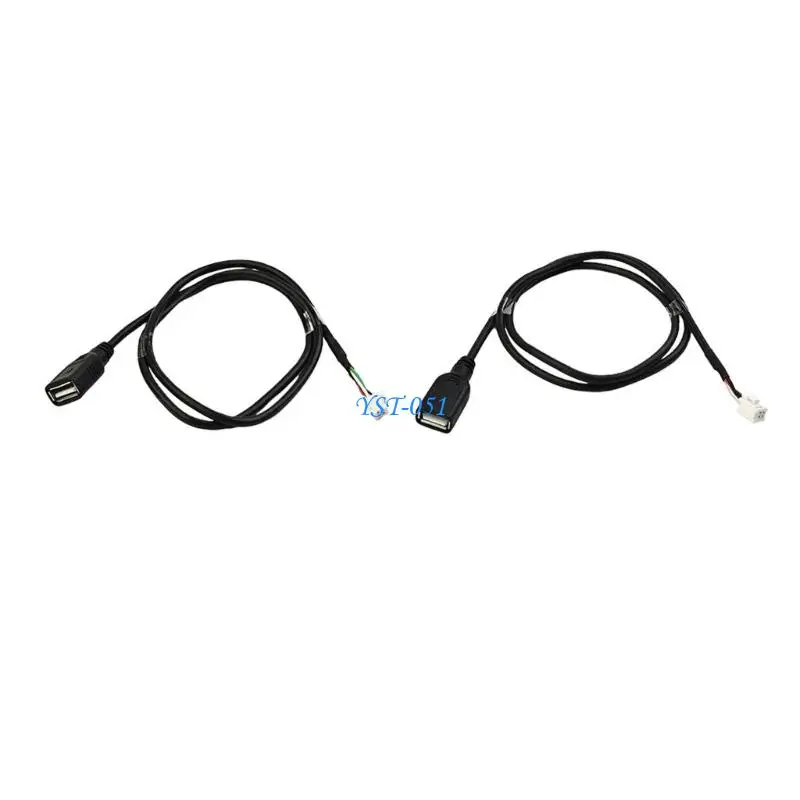 E15A USB Extension Cable Adapter Replacement 4 6Pin Connector for Vehicle Display