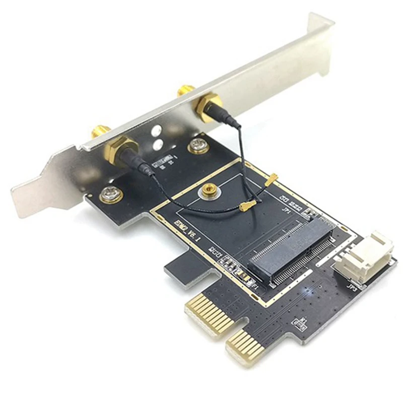 NGFF M.2 To PCIE Network Card Adapter Card Supports NGFF M.2 Wireless Network Card