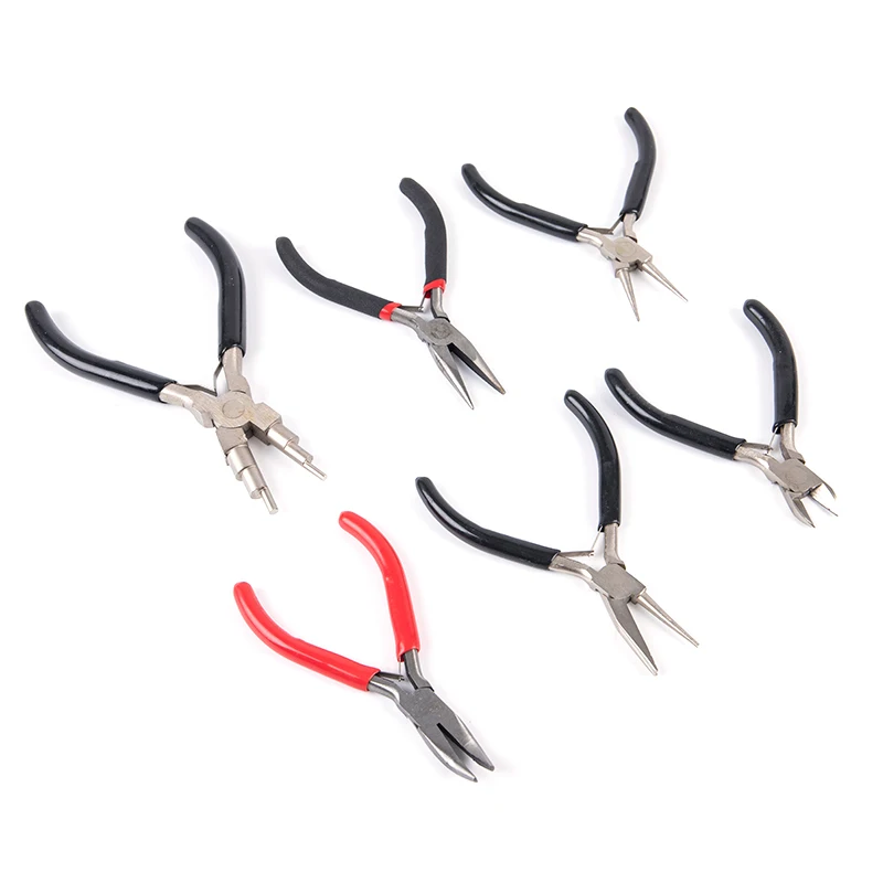 1Set Jewelry Pliers Sets Carbon Steel Round Nose Pliers Wire For DIY Jewelry Making Tools Handmade Accessories