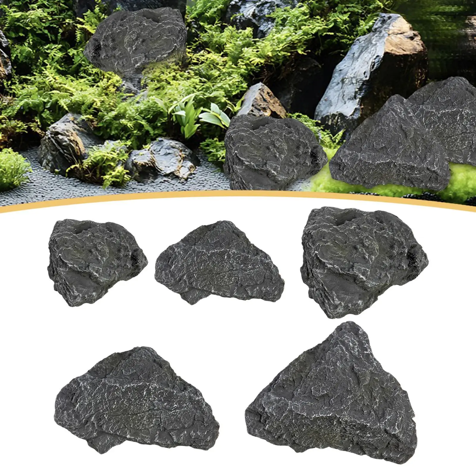 

Опора для сцены из искусственного камня, легкий искусственный пейзаж, имитация камня, рокарий, пейзаж из песчаника для паркового аквариума