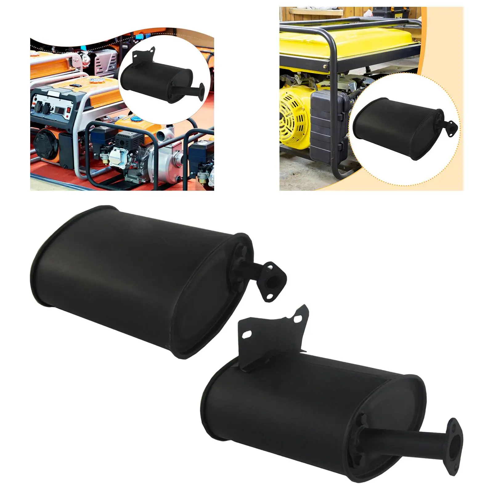 

Бензиновые генераторы, глушитель выхлопных газов, аксессуар, быстрая установка для газовых электроэнергетических блоков, сверхмощные, черные профессиональные запасные части