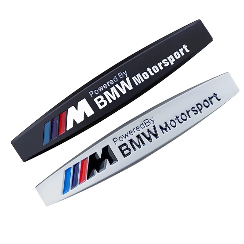 BMW M Motorsport Stickers Emblem Fender Decoration for e46 e90 e39 e87 g20 e92 f11 f31 x3 f25 e61 f36 x1 f32 f30 Car accessories