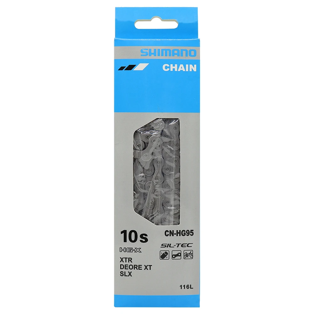 SHIMANO CN HG95 10 Speed Bicycle Chain 10S 10V 116L Link For MTB Bike Chains Original Shimano Chain Bicycle Parts