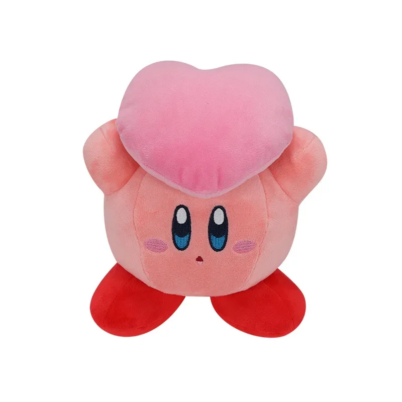 Kawaii Cute Cartoon Kirby Game Peripherals Heart-raising Kirby Girly Heart Stuffed Plush Toy Children's Birthday Gift