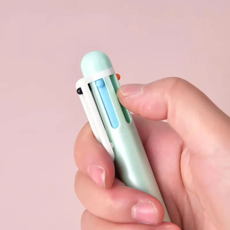 Personalisierter 6-in-1 Mehrfarben-Kugelschreiber, Individueller Mehrzweck-Stift, Geschenke für Sie, Geschenke für Kollegen, Abschlussgeschenke – Detail 6