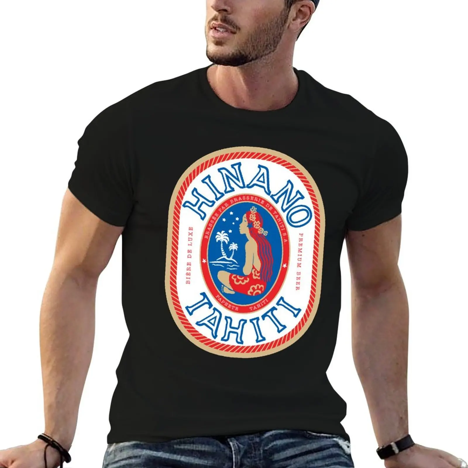 

T-Shirt designer t fit dark t Hinano man shirt humor shirts t shirts Logo funny Essential slim Tahiti man for