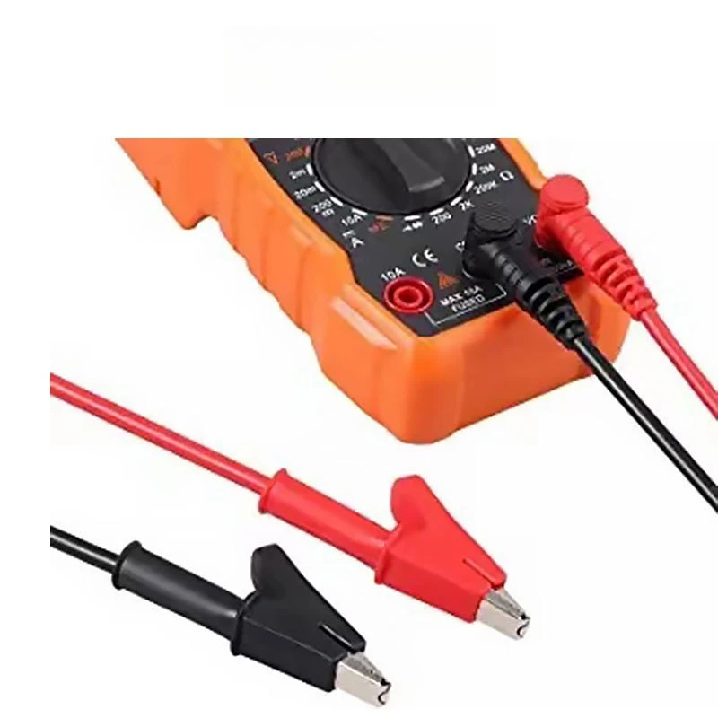 

Набор измерительных проводов для мультиметра с зажимами типа «крокодил» для электронных измерений, тестирования конденсаторов и напряжения батарей