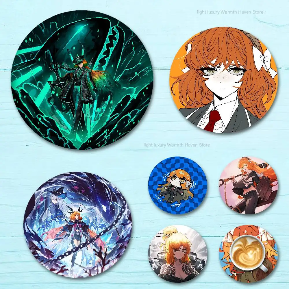 

L-Limbus C-Company Ishmael wooden anti-slip coasters suitable for home office and theme party decoration