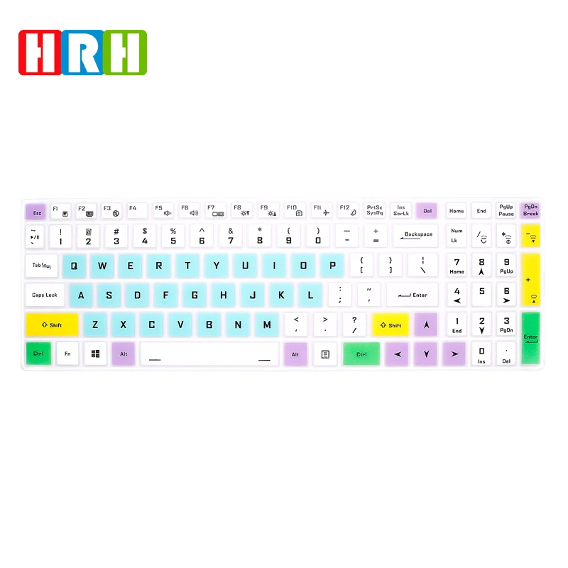 

HRH Selling English language Keyboard Covers Keypad Skin Protector Protective Film For HASEE Z8 Z7