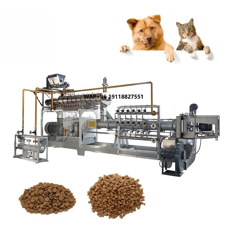 Pet Food Processing Machine Food Processing Lines New Model 2025 Extruder Machine for Pet Dog Food Processing