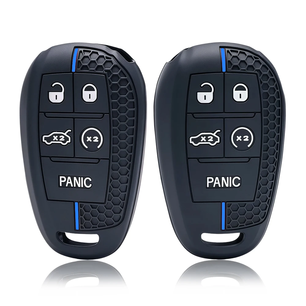 5 Button Silicone for Alfa Romeo Giulia 2015 +Stelvio 2016+ Spider Etcetera Car Remote Key Case Cover Shell Protector Key Bag