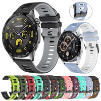 20 22MM Bracelet Soft Silicone Strap For Huawei Watch GT 4 GT3 GT2 Pro 46mm 42mm SE Honor Magic Smart Watch Band Wristband Belt