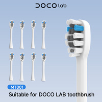 Toothbrush Heads Compatible with DOCOLAB Sonic Electric Toothbrush MT001, Replacement Brush Heads DuPont  Nozzles