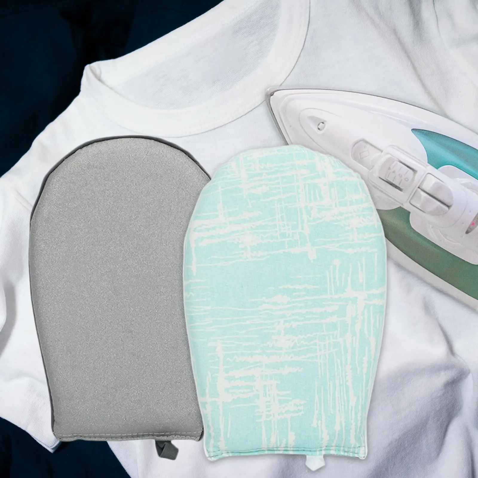 Garment Steamer Ironing Gloves for Steamer Accessories Garment Steamer Mitts Thick with Loop Mini Ironing Board Glove