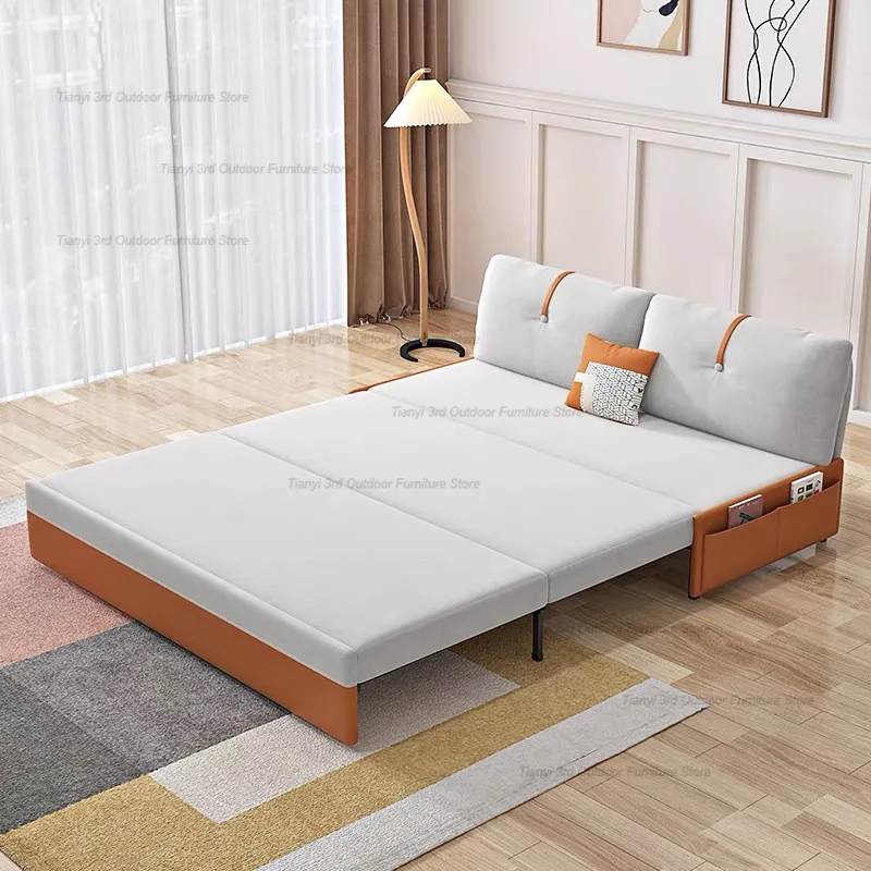 Nordic Foldable Sofa Beds Modern Multifunctional Living Room Double Study Office Sofa Home Furniture Muebles De Salon FYSS