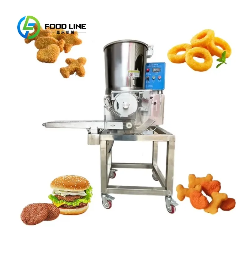 Customized size Fully automatic burger burger meat patty making meat patty forming machine