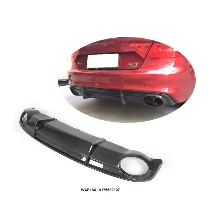 

A7 RS7 Carbon Fiber Rear Bumper Diffuser forAUDI A7 Sline Bumper 2011-2014