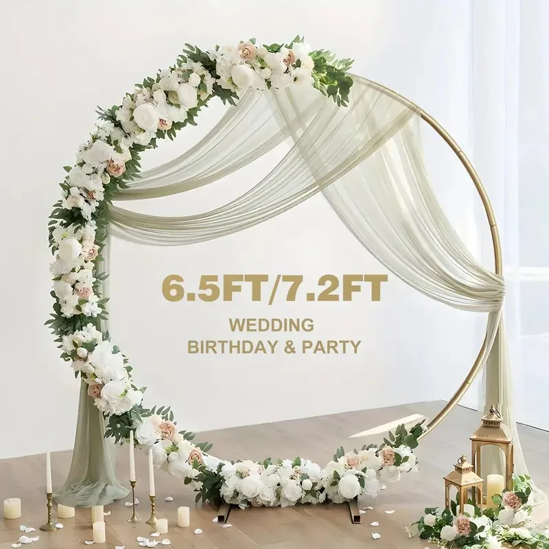 

Круглый кронштейн арки, подходящий для свадеб, дней рождения, вечеринок и других случаев, легко устанавливается и снимается.