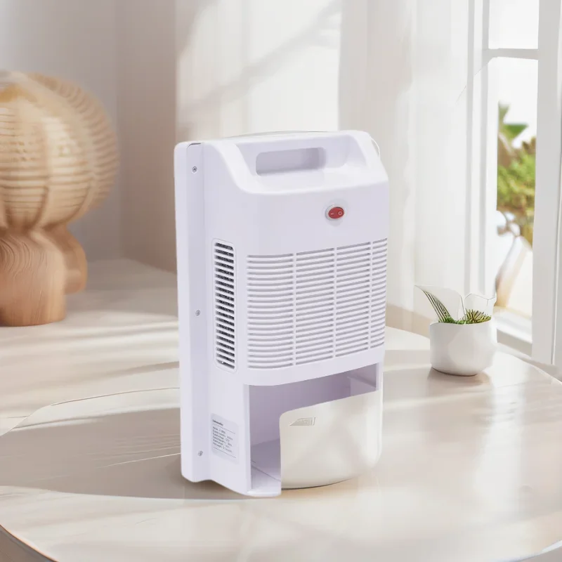Deshumidificador doméstico con enchufe UE de 220 V, tanque de 2200 ml 30 ㎡   Secador de aire portátil Pantalla LED 350-500 ml/día