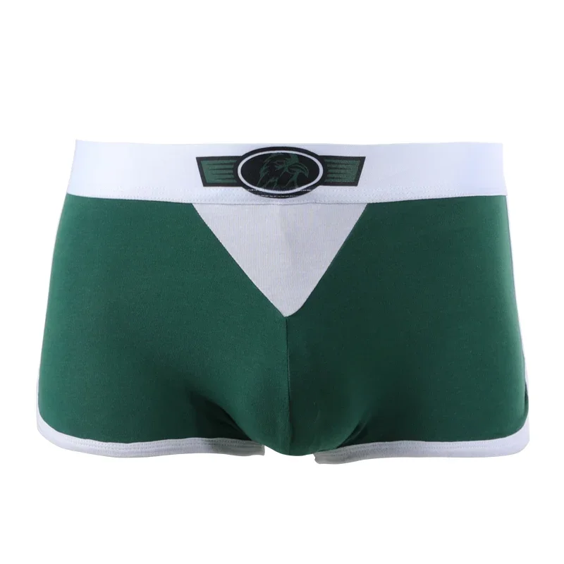 Herren-Unterwäsche aus Baumwolle, Herren-Sommer-Boxershorts, kurze Shorts, mittlere Taille, Jugendtrend, bequeme Boxershorts
