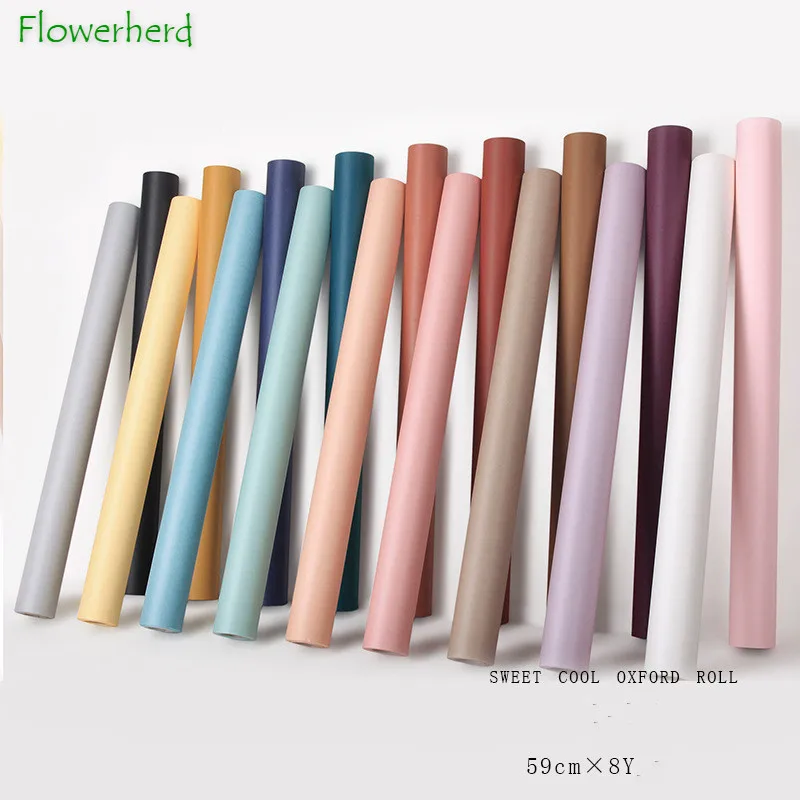 59cmx8Y Roll Flower Bouquet Wrapping Flower DIY Waterproof Oxford Paper Floral Wrapping Paper Craft Paper Gift Wrapping Paper