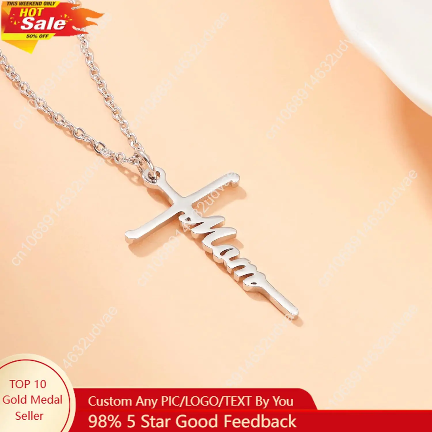 

Lcherry Faith Cross Pendant Necklace for Women Religious Christian Jewelry Mother's Day Gifts for Women