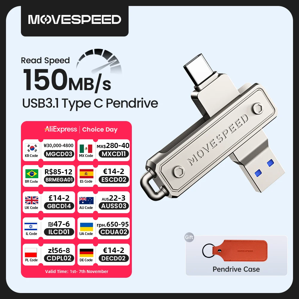 yZ[zMOVESPEED 150MB/USB ^Cv C tbVhCu 64 MKoCg 128 MKoCg 256 MKoCg 512 MKoCg OTG USB 3.1 yhCu Macbook iPhone 15/16 bvgbv PC p