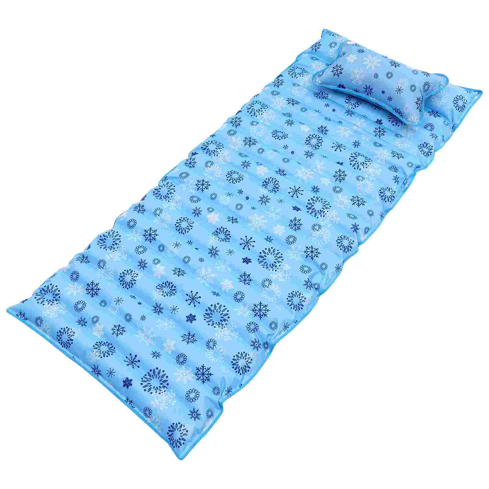 

Bed Pads Blow up Mattress Water Dormitory 19000X7500X050CM Injection Students Sky-blue Cooling Individual