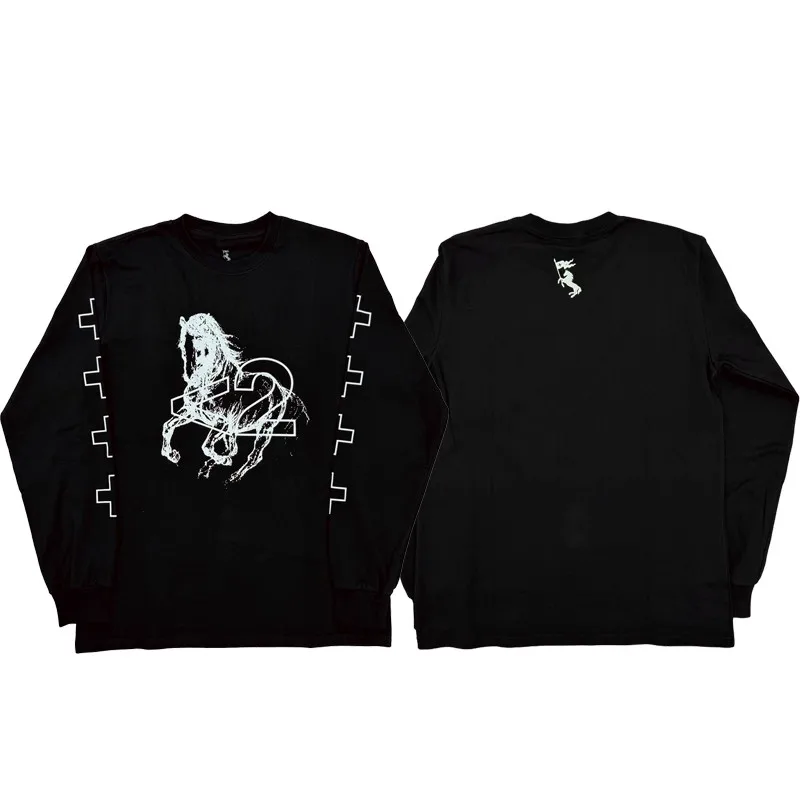 2026 Ken Carson 2Hollis Tour Horse Longsleeve Limited Edition Long Sleeve T-Shirt TX1516