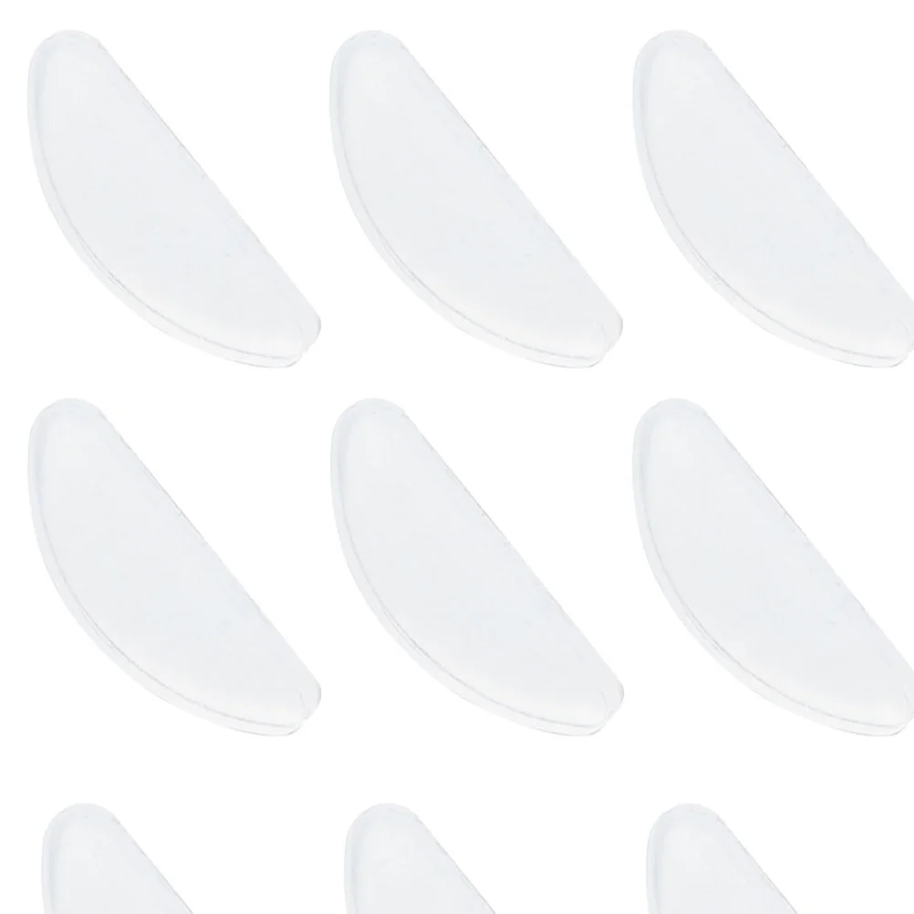 

25Pairs Nose Pads Silicone Adhesive Non-Slip Glasses Nosepads Eyeglasses Sunglasses Optical Plastic Frames Silicone Nose Pads