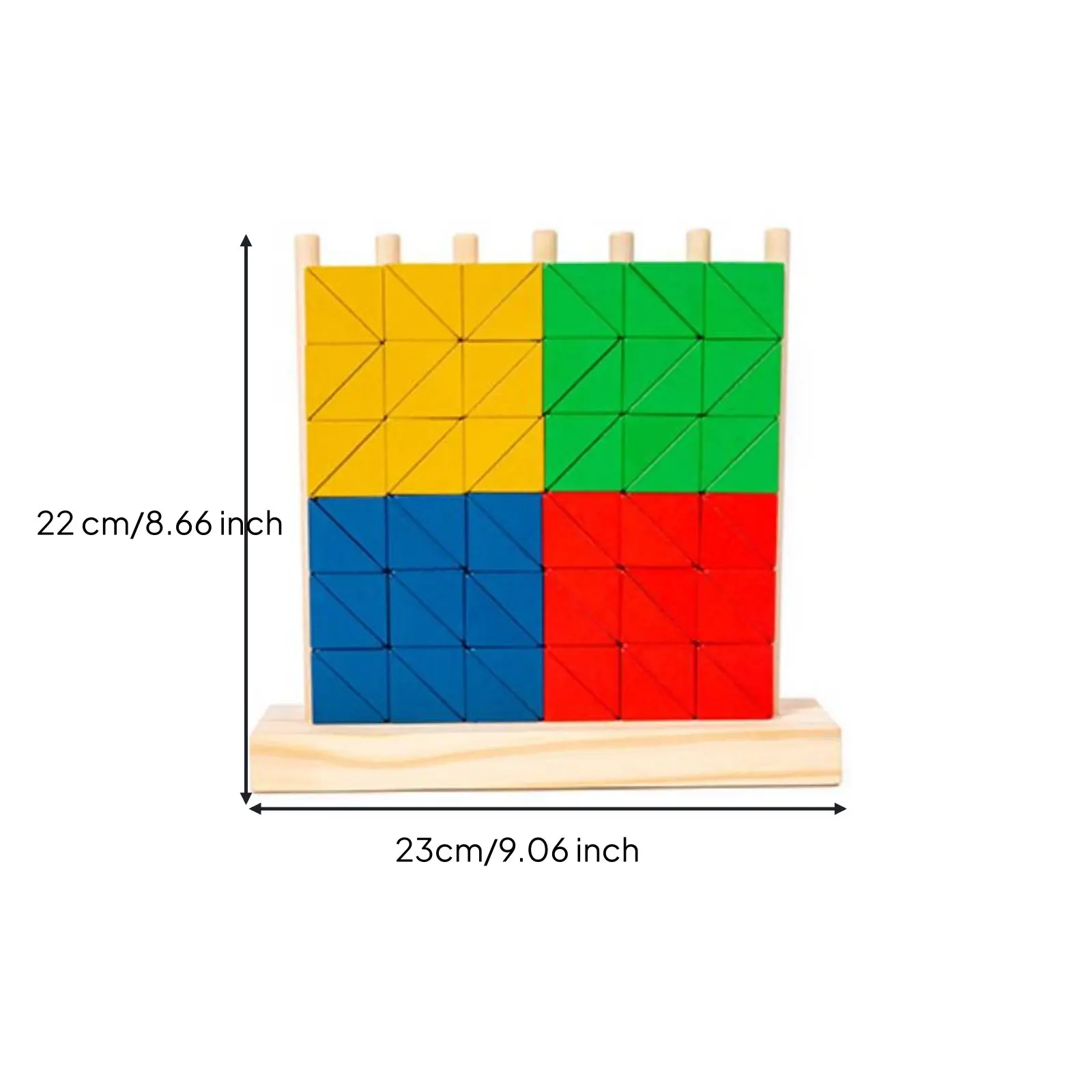 

Набор из 72 разноцветных строительных блоков с радужным узором для неограниченной игры, развивающая игрушка-конструктор, безопасные развивающие блоки