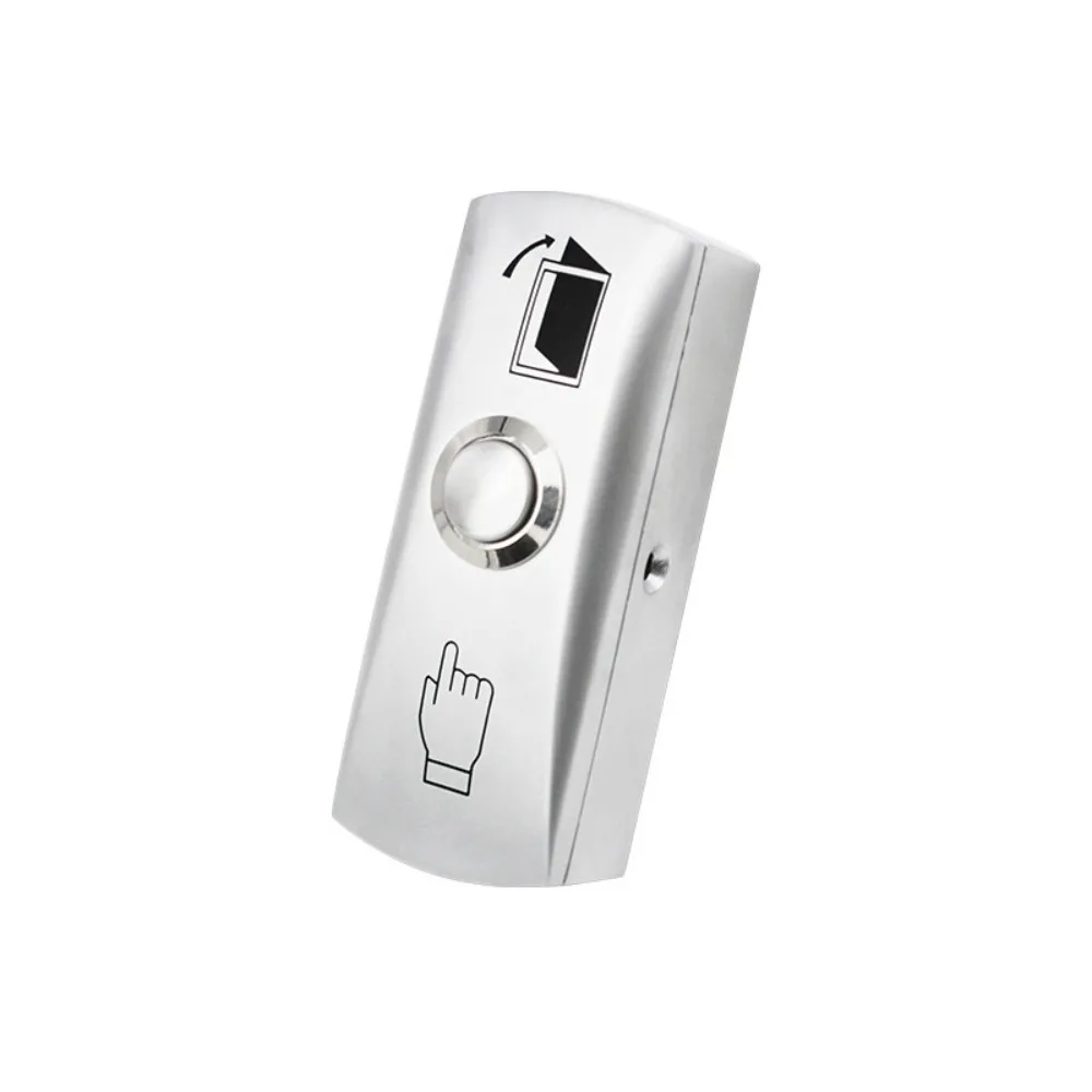 Professional Waterproof Access Control Button DC 12V Zinc Alloy Door Opening Switch Surface Mount Door Exit Button Gate